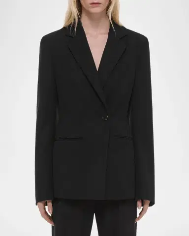 Helmut Lang Wool Gabardine Blazer | Thumbnail 3 Helmut Lang Wool Gabardine Blazer | Thumbnail 3