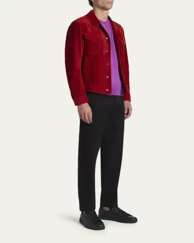 Tom Ford Men's Warwick Leather Sneakers | Thumbnail 3 Tom Ford Men's Warwick Leather Sneakers | Thumbnail 3