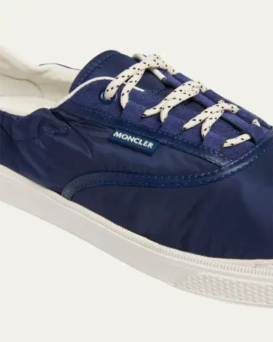 Moncler Men's Vera Nylon Low-Top Sneakers | Thumbnail 5 Moncler Men's Vera Nylon Low-Top Sneakers | Thumbnail 5