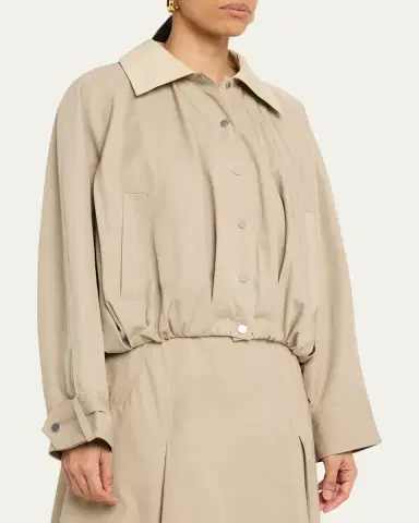 3.1 Phillip Lim Blouson Snap-Front Jacket | Thumbnail 8 3.1 Phillip Lim Blouson Snap-Front Jacket | Thumbnail 8