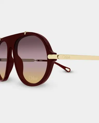 Chloé 58mm Acetate & Metal Aviator Sunglasses | Thumbnail 2 Chloé 58mm Acetate & Metal Aviator Sunglasses | Thumbnail 2