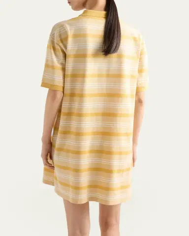 Prada Striped Cotton Jersey Mini Polo Dress | Thumbnail 3 Prada Striped Cotton Jersey Mini Polo Dress | Thumbnail 3