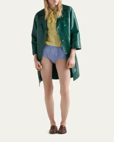 Prada Polka-Dot Silk Satin Shirt | Thumbnail 2 Prada Polka-Dot Silk Satin Shirt | Thumbnail 2