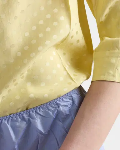 Prada Polka-Dot Silk Satin Shirt | Thumbnail 5 Prada Polka-Dot Silk Satin Shirt | Thumbnail 5