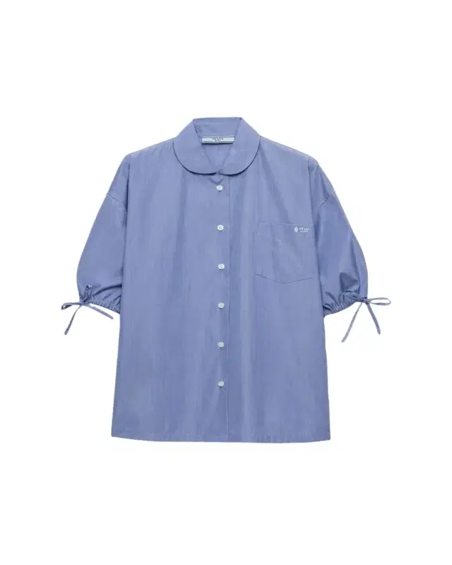Puff-Sleeve Cotton Button-Down Top Puff-Sleeve Cotton Button-Down Top
