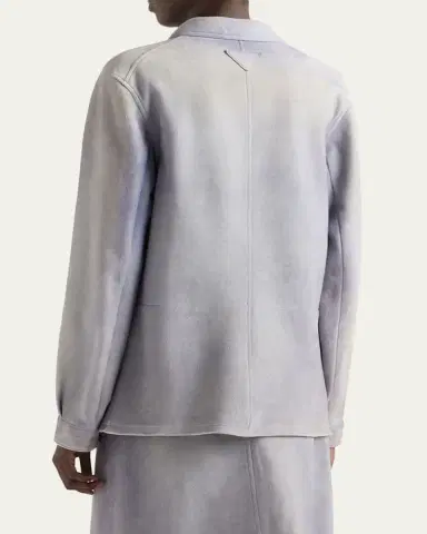 Prada 3-Pocket Suede Shirt Jacket | Thumbnail 3 Prada 3-Pocket Suede Shirt Jacket | Thumbnail 3