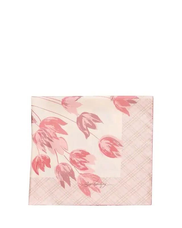 Tulips Silk Scarf Tulips Silk Scarf