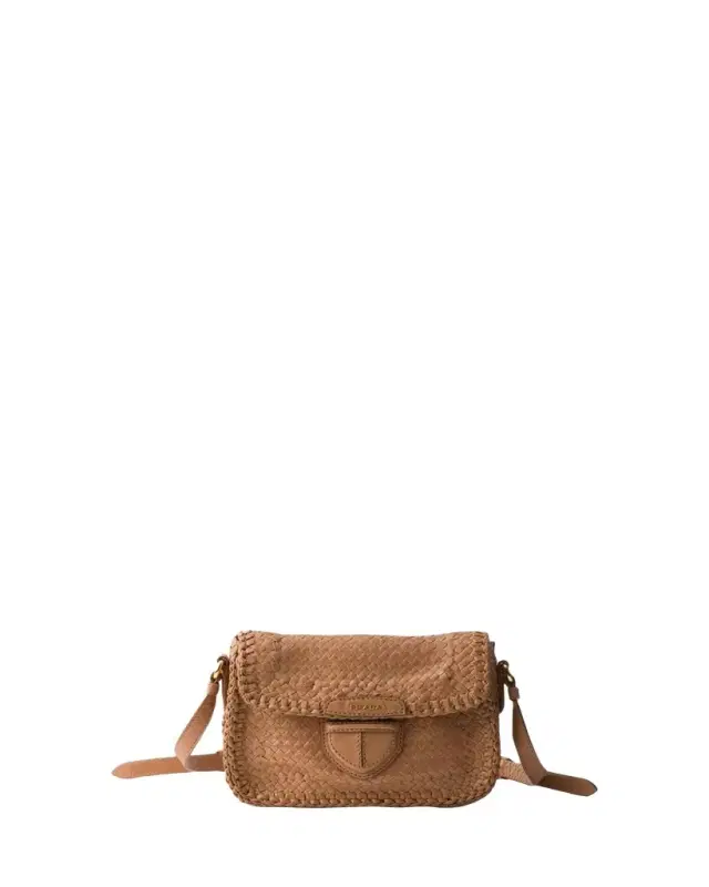 Madras Woven Leather Crossbody Bag Madras Woven Leather Crossbody Bag
