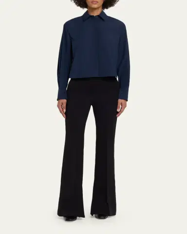 Simkhai Kacey Cotton Lace Long-Sleeve Top | Thumbnail 2 Simkhai Kacey Cotton Lace Long-Sleeve Top | Thumbnail 2