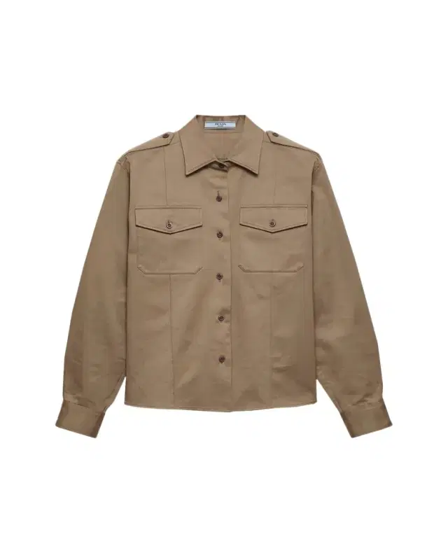 Long-Sleeve Cotton Twill Utility Shirt Long-Sleeve Cotton Twill Utility Shirt