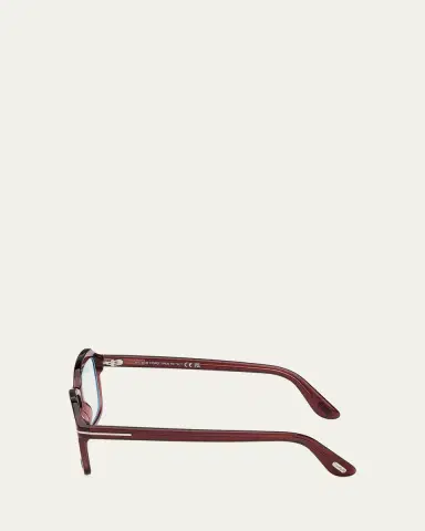 TOM FORD 54MM Blue Block Rectangular Eyeglasses | Thumbnail 3 TOM FORD 54MM Blue Block Rectangular Eyeglasses | Thumbnail 3