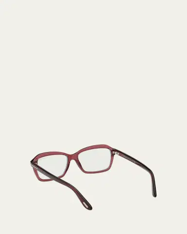 TOM FORD 54MM Blue Block Rectangular Eyeglasses | Thumbnail 4 TOM FORD 54MM Blue Block Rectangular Eyeglasses | Thumbnail 4