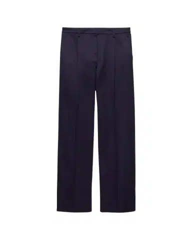 Prada Pleated Cotton Twill Straight-Leg Trousers | Thumbnail 1 Prada Pleated Cotton Twill Straight-Leg Trousers | Thumbnail 1