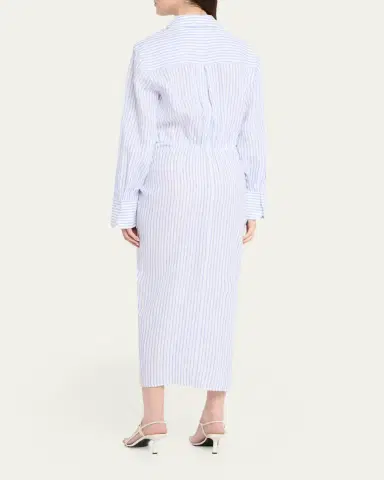 A.L.C. Mila Stripe Linen Shirtdress | Thumbnail 3 A.L.C. Mila Stripe Linen Shirtdress | Thumbnail 3