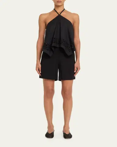 A.L.C. Louis Linen-Blend Shorts | Thumbnail 2 A.L.C. Louis Linen-Blend Shorts | Thumbnail 2