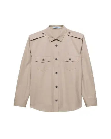 Prada Cotton Utility Shirt | Thumbnail 1 Prada Cotton Utility Shirt | Thumbnail 1