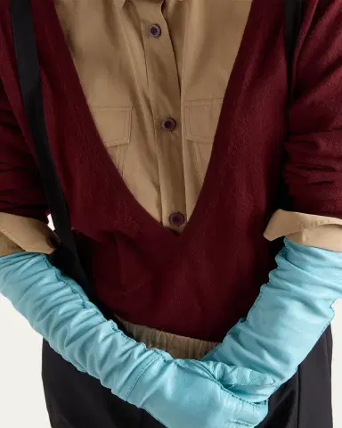 Prada Cashmere Plunigng V-Neck Sweater | Thumbnail 5 Prada Cashmere Plunigng V-Neck Sweater | Thumbnail 5