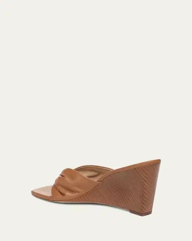 Veronica Beard 85mm Tullia Leather Wedge Sandals | Thumbnail 2 Veronica Beard 85mm Tullia Leather Wedge Sandals | Thumbnail 2