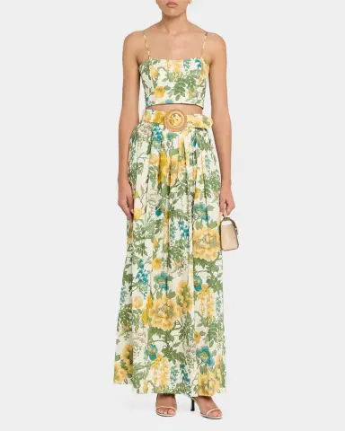 Cara Cara Greenfield Belted Cotton Maxi Skirt | Thumbnail 2 Cara Cara Greenfield Belted Cotton Maxi Skirt | Thumbnail 2
