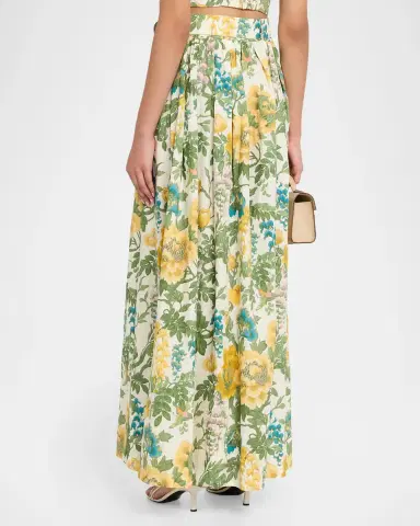 Cara Cara Greenfield Belted Cotton Maxi Skirt | Thumbnail 3 Cara Cara Greenfield Belted Cotton Maxi Skirt | Thumbnail 3