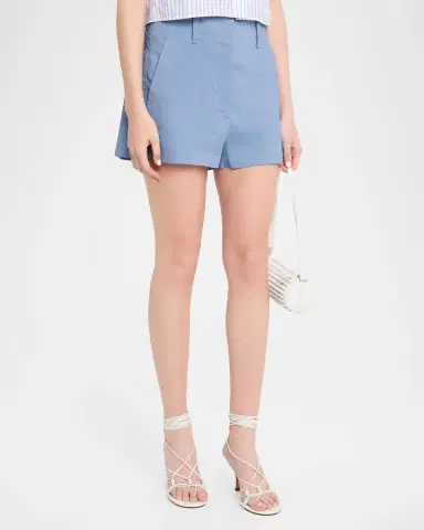 A.L.C. Liam Linen-Blend Trouser Shorts | Thumbnail 3 A.L.C. Liam Linen-Blend Trouser Shorts | Thumbnail 3