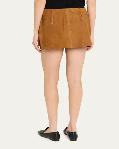 All Three Tirza Suede Mini Skirt | Thumbnail 3 All Three Tirza Suede Mini Skirt | Thumbnail 3