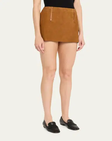 All Three Tirza Suede Mini Skirt | Thumbnail 4 All Three Tirza Suede Mini Skirt | Thumbnail 4