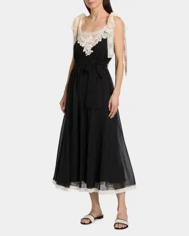 Zimmermann Roselight Lace Slip Midi Dress | Thumbnail 2 Zimmermann Roselight Lace Slip Midi Dress | Thumbnail 2