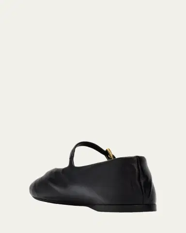 Prada Leather Mary Jane Ballerina Flats | Thumbnail 4 Prada Leather Mary Jane Ballerina Flats | Thumbnail 4