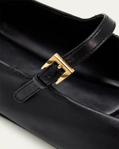 Prada Leather Mary Jane Ballerina Flats | Thumbnail 5 Prada Leather Mary Jane Ballerina Flats | Thumbnail 5