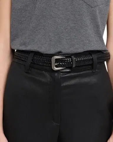 Brunello Cucinelli Woven Leather Belt | Thumbnail 1 Brunello Cucinelli Woven Leather Belt | Thumbnail 1