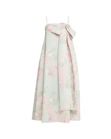BERNADETTE Bailey Bow Babydoll Midi Dress | Thumbnail 1 BERNADETTE Bailey Bow Babydoll Midi Dress | Thumbnail 1
