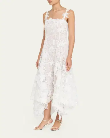 Oscar de la Renta Dominican Landscape Guipure Dress | Thumbnail 4 Oscar de la Renta Dominican Landscape Guipure Dress | Thumbnail 4