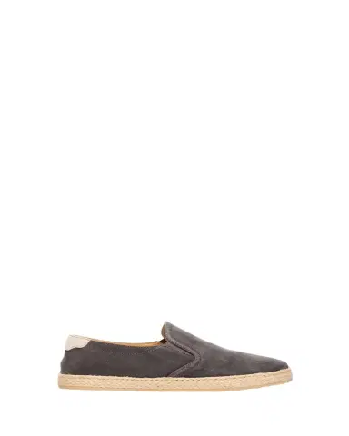 Brunello Cucinelli Men's Suede Slip-On Espadrilles | Thumbnail 1 Brunello Cucinelli Men's Suede Slip-On Espadrilles | Thumbnail 1