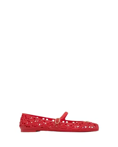 Valentino Garavani 5mm VLogo PVC Ballerina Flats | Thumbnail 1 Valentino Garavani 5mm VLogo PVC Ballerina Flats | Thumbnail 1