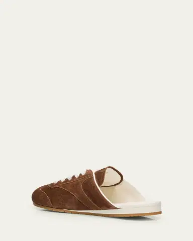 Prada Spark Suede Sneaker Mules | Thumbnail 4 Prada Spark Suede Sneaker Mules | Thumbnail 4