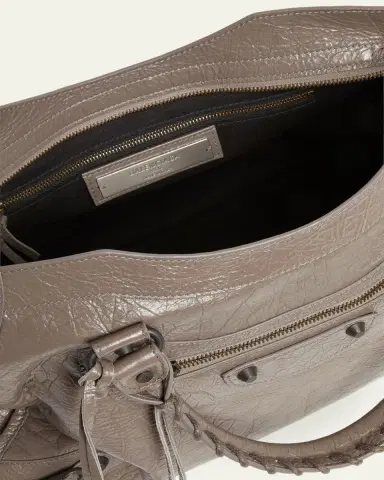 Balenciaga Le City Lambskin Leather Tote Bag | Thumbnail 6 Balenciaga Le City Lambskin Leather Tote Bag | Thumbnail 6