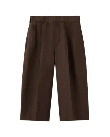 Loro Piana Hector Pleated Short Linen Trousers | Thumbnail 1 Loro Piana Hector Pleated Short Linen Trousers | Thumbnail 1