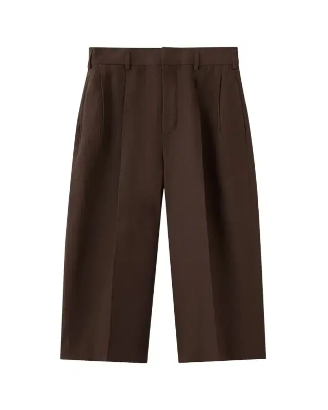 Hector Pleated Short Linen Trousers Hector Pleated Short Linen Trousers