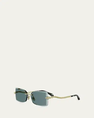 BVLGARI Serpenti 51mm Metal Rectangular Sunglasses | Thumbnail 2 BVLGARI Serpenti 51mm Metal Rectangular Sunglasses | Thumbnail 2