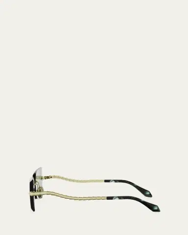 BVLGARI Serpenti 51mm Metal Rectangular Sunglasses | Thumbnail 3 BVLGARI Serpenti 51mm Metal Rectangular Sunglasses | Thumbnail 3