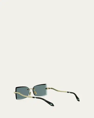 BVLGARI Serpenti 51mm Metal Rectangular Sunglasses | Thumbnail 4 BVLGARI Serpenti 51mm Metal Rectangular Sunglasses | Thumbnail 4