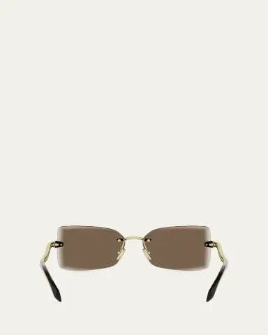 BVLGARI Serpenti 62mm Metal Rectangular Sunglasses | Thumbnail 5 BVLGARI Serpenti 62mm Metal Rectangular Sunglasses | Thumbnail 5