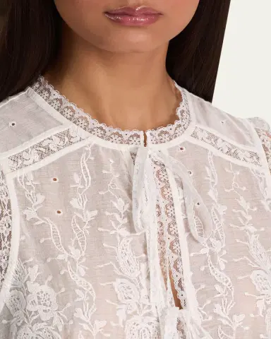 ALICE + OLIVIA Amal Embroidered Tank Top | Thumbnail 5 ALICE + OLIVIA Amal Embroidered Tank Top | Thumbnail 5