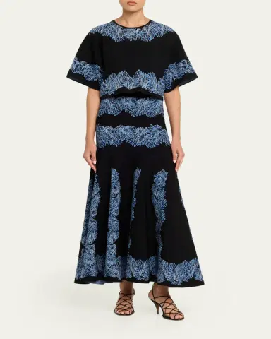 Ulla Johnson Alessia Jacquard Knit Maxi Skirt | Thumbnail 2 Ulla Johnson Alessia Jacquard Knit Maxi Skirt | Thumbnail 2