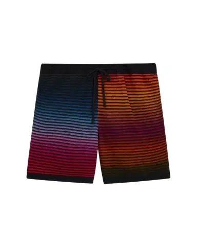 Loewe x Paula's Ibiza Men's Multi-Stripe Knit Shorts | Thumbnail 1 Loewe x Paula's Ibiza Men's Multi-Stripe Knit Shorts | Thumbnail 1