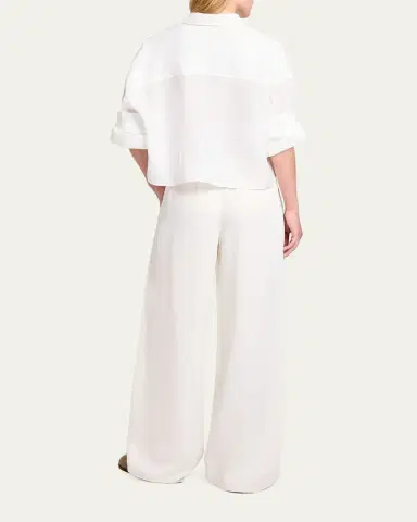 TWP Hudson St Pants in Coated Viscose Linen | Thumbnail 7 TWP Hudson St Pants in Coated Viscose Linen | Thumbnail 7