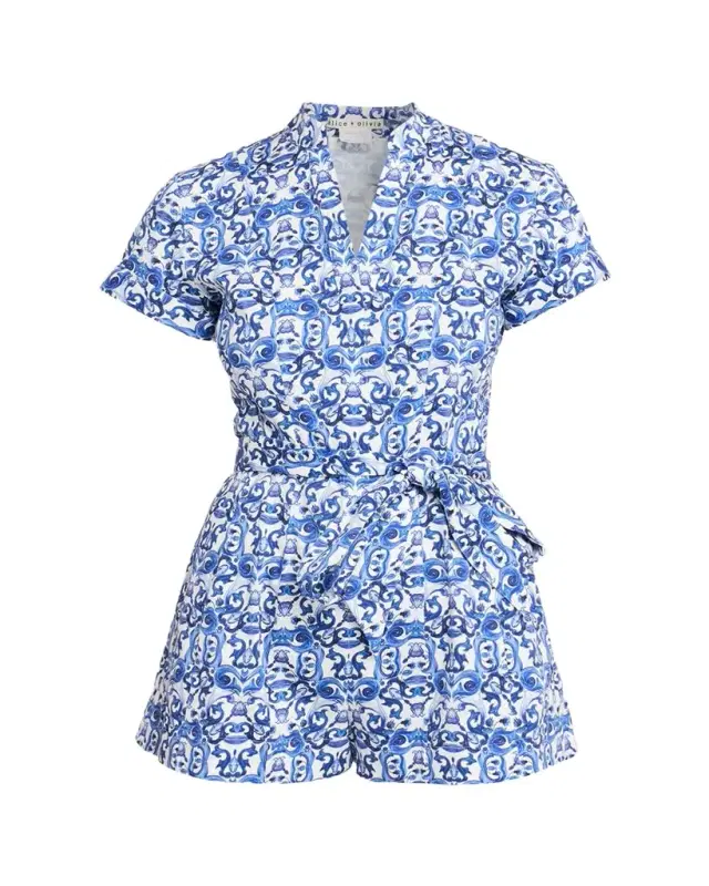 Lucy Roll-Sleeve Romper Lucy Roll-Sleeve Romper