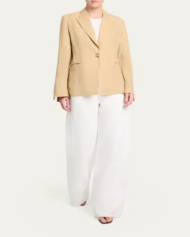 TWP Boy Chintzed Linen Blazer | Thumbnail 2 TWP Boy Chintzed Linen Blazer | Thumbnail 2