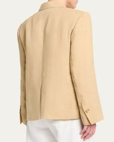 TWP Boy Chintzed Linen Blazer | Thumbnail 3 TWP Boy Chintzed Linen Blazer | Thumbnail 3